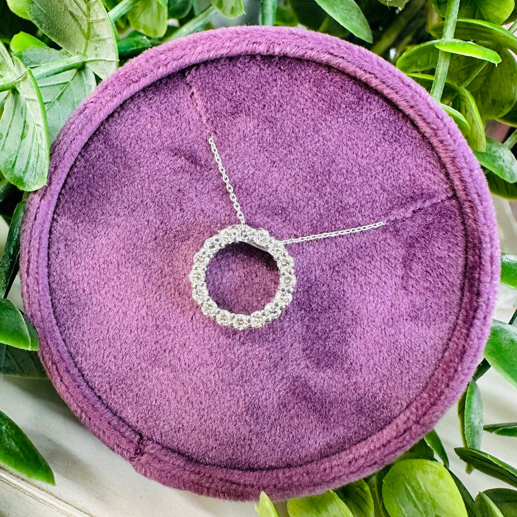 Circle Diamond Pendant